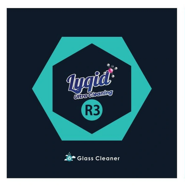 Logo for Lyqid Ultra Cleaning R3 Glass Cleaner.