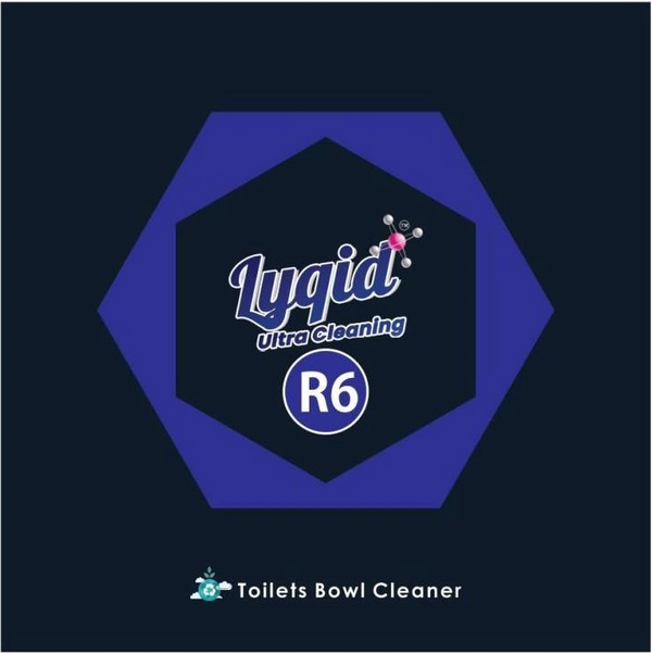 Logo for Lygid Ultra Cleaning R6 Toilet Bowl Cleaner.