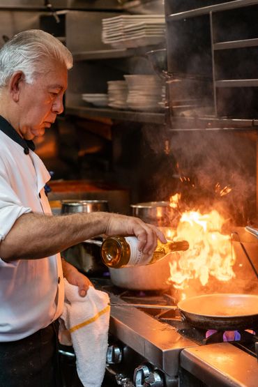 Chef Tony Cooking