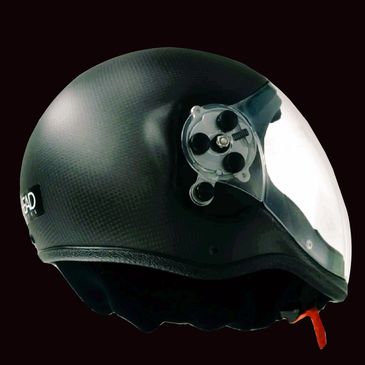 Dynamic Bonehead Composites Skydiving Helmet Carbon fiber made in usa 