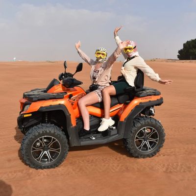 Desert safari on a quad bike in Dubai
