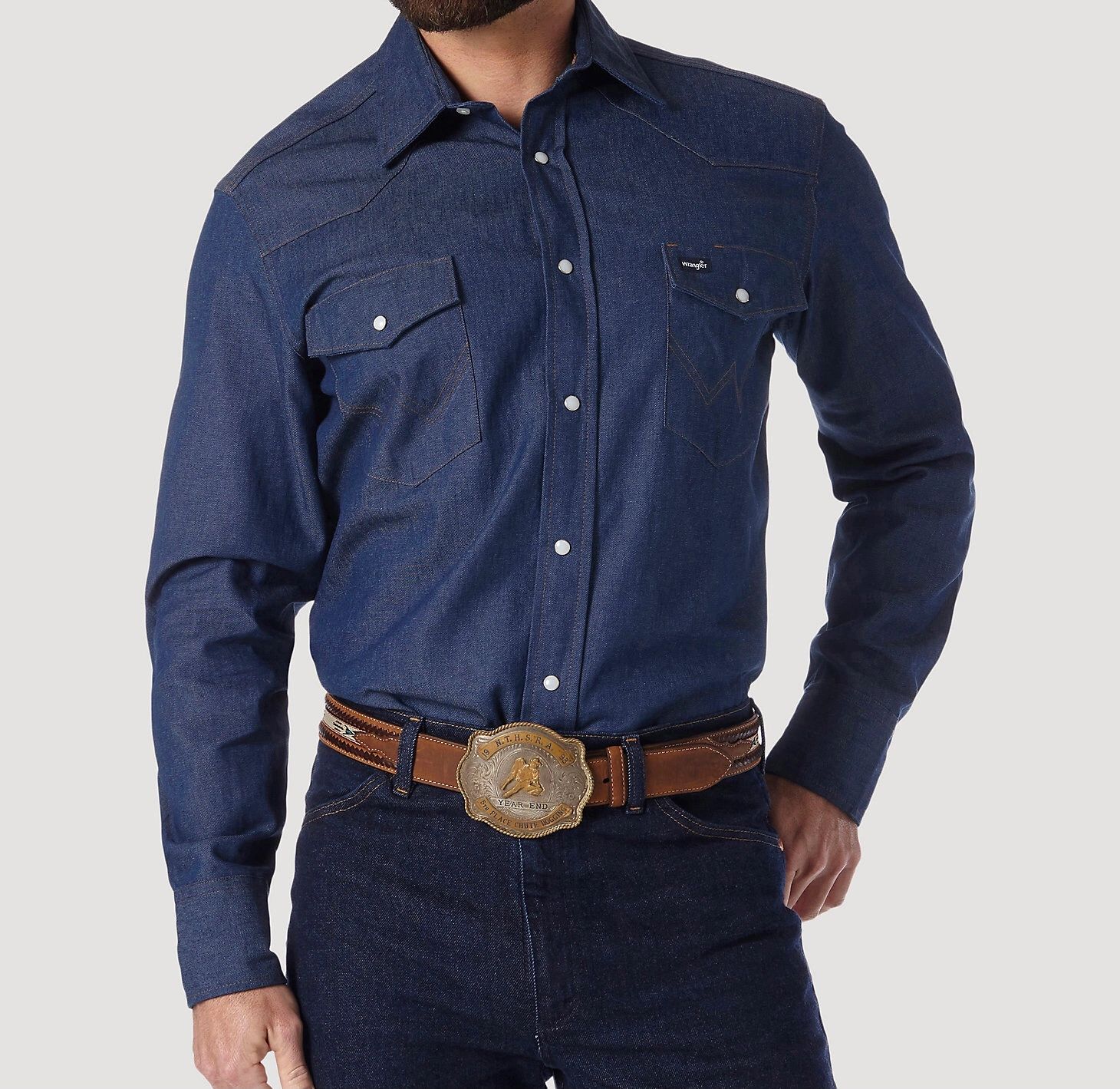 Wrangler denim work shirt