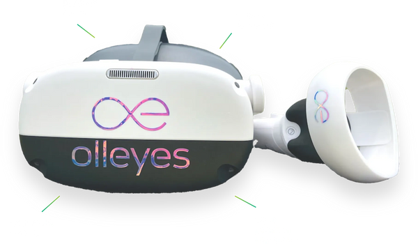 Tecnología de realidad virtual Olleyes para evaluación ocular en ULLS