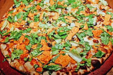 The Tac-OPE! Pizza at Wood Chipper Pizza