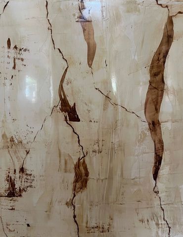 Marmorino tehnika na stubištu