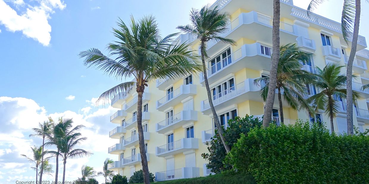 Kirkland House, 101 Worth Ave. , Palm Beach, oceanfront building, condos for sale