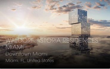 Waldorf Astoria Residences Miami, 300 Biscayne Blvd Miami, Luxury waterfront development, condos for