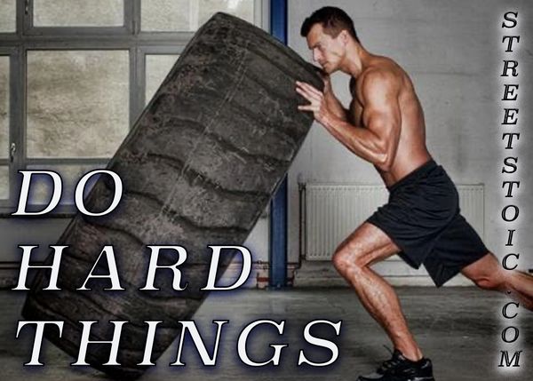 Hard work and virtue stoicism