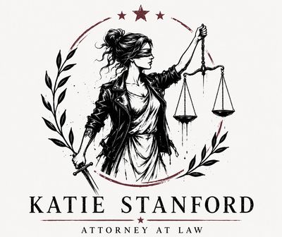 Illustration of Lady Justice holding scales and sword.