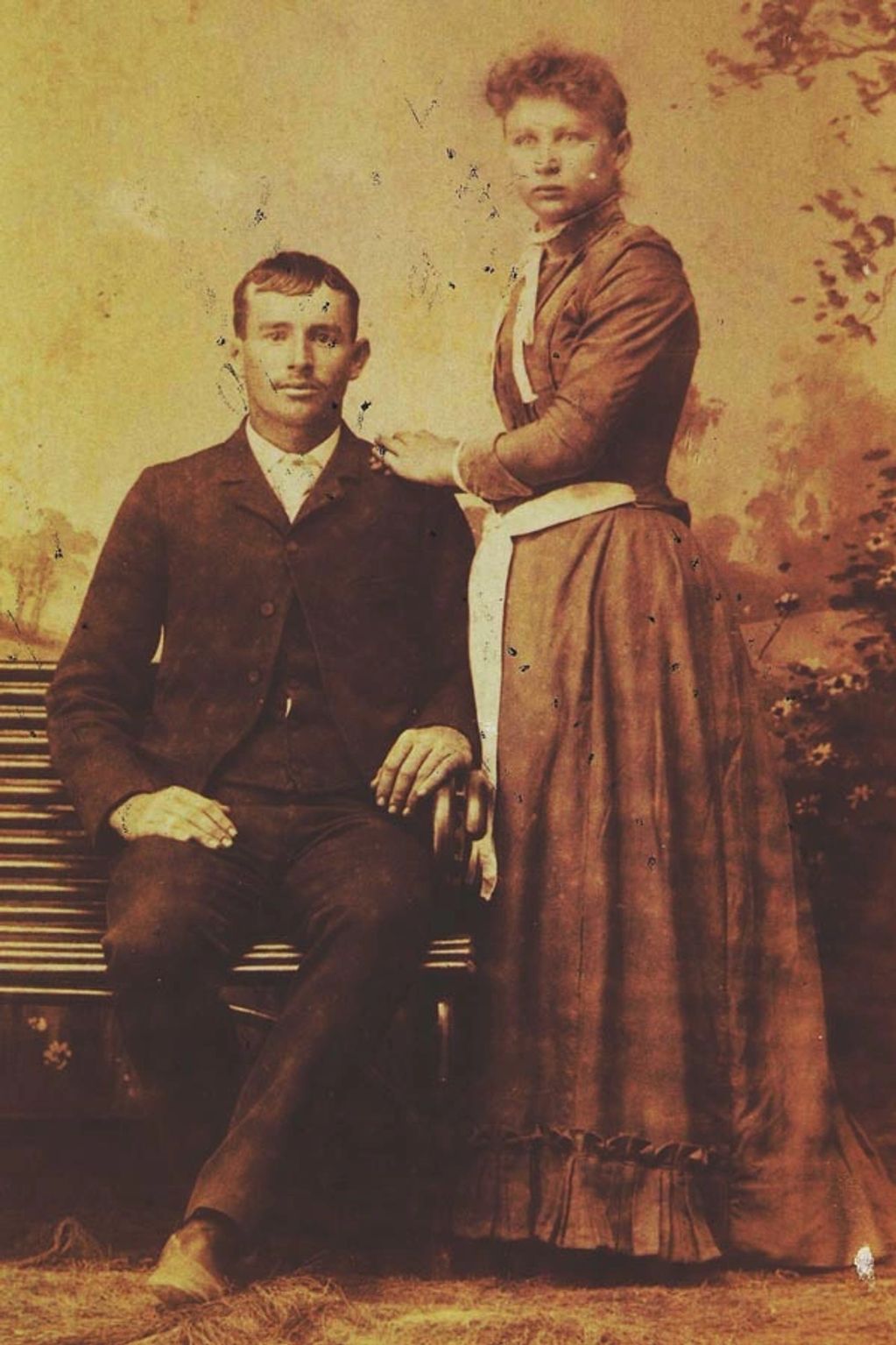 Lafayette Randolph & Myrtle Lavina (Walston) Praul