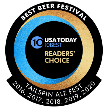Tailspin is rated USA Today's TOP 10 Beer Festival.