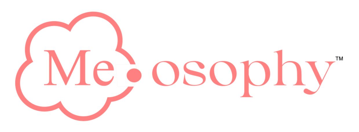 The word 'Mesophy' in pink with a cloud design around 'Me'.