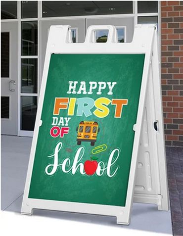 First Day School Signboard