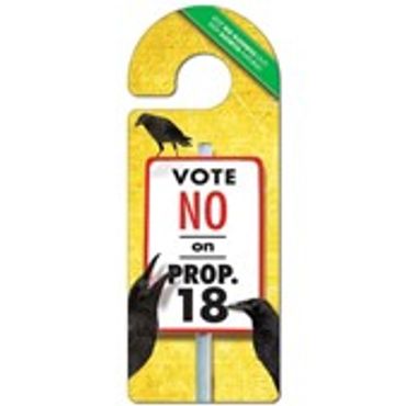 Vote No Campaign Sign