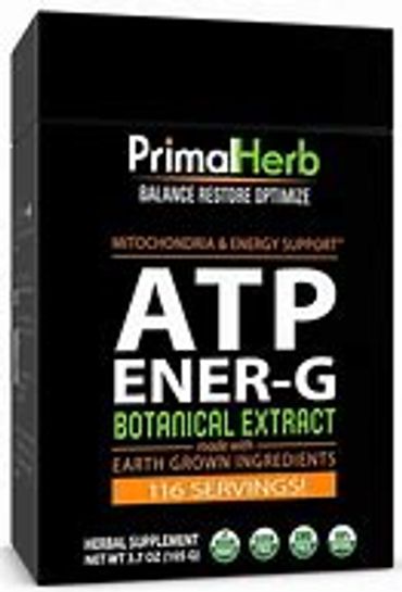 Primal Herb's botanical organic herbal extracts. ATP Ener-G extract
