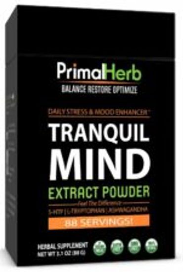 Primal Herb's botanical organic herbal extracts. Tranquil Mind extract