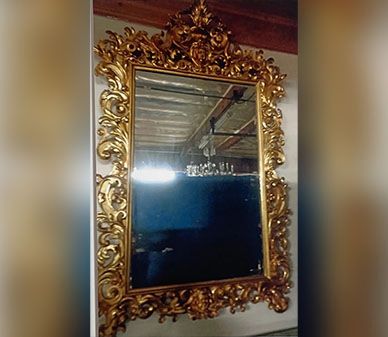 Old Baroque Mirror