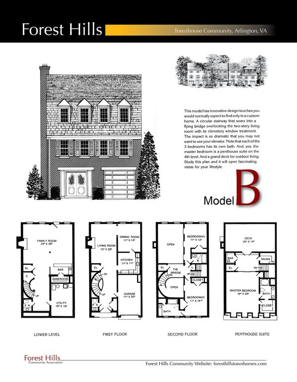 Forest Hills Model Floor Plans