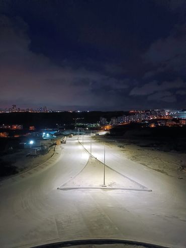 Refüjden Yol Aydınlatma