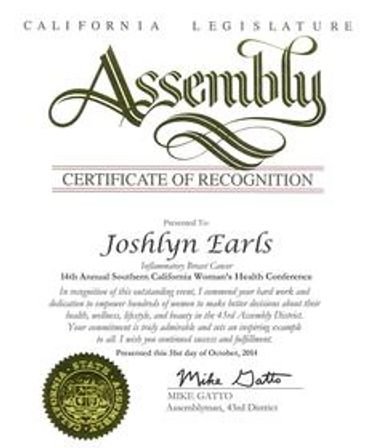 A certificate with a seal