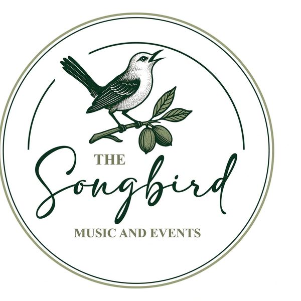 Logo of The Songbird featuring a singing bird on a branch.