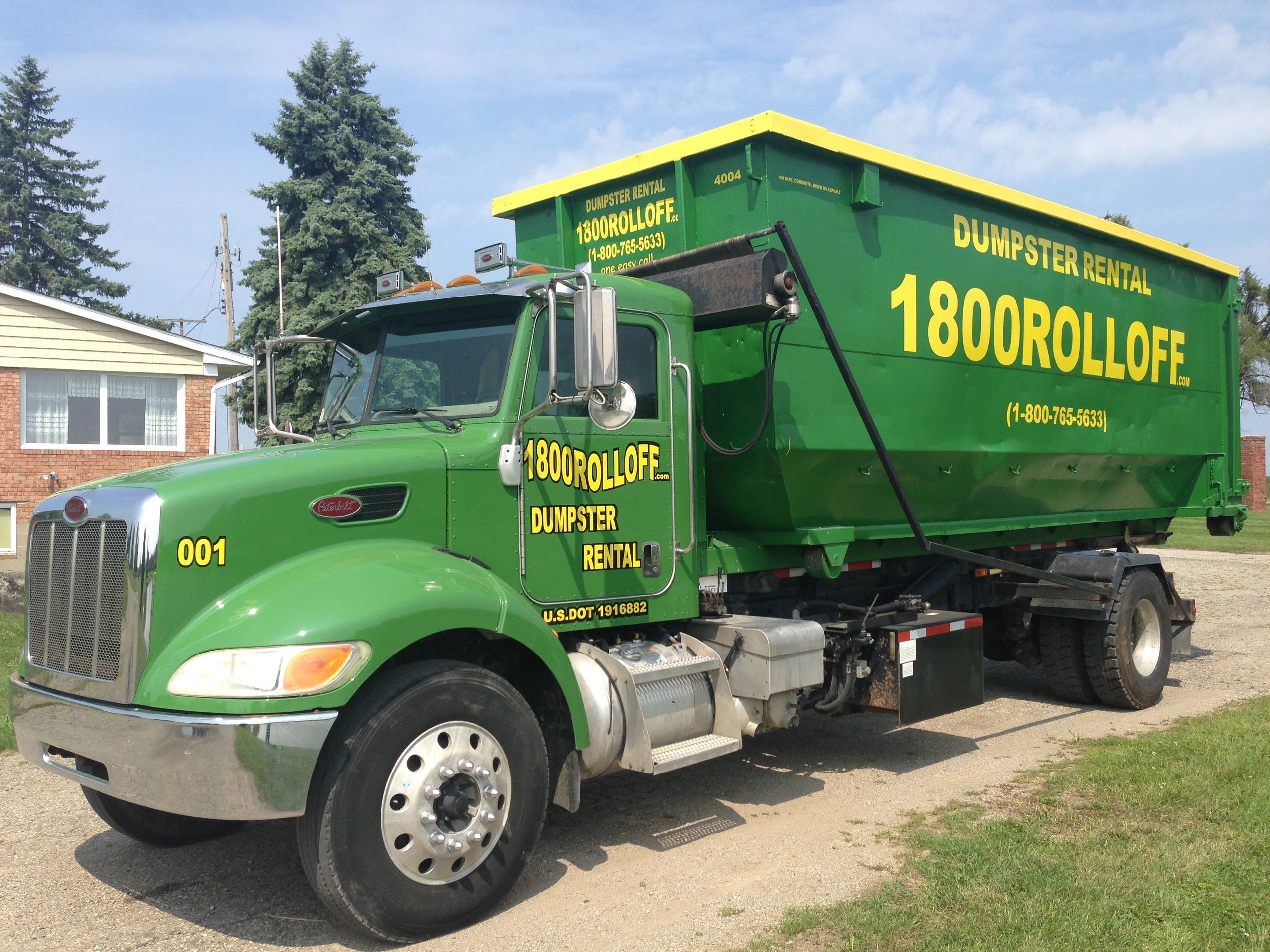 1800ROLLOFF Dumpster Rental Dumpster Roll Off Dumpster
