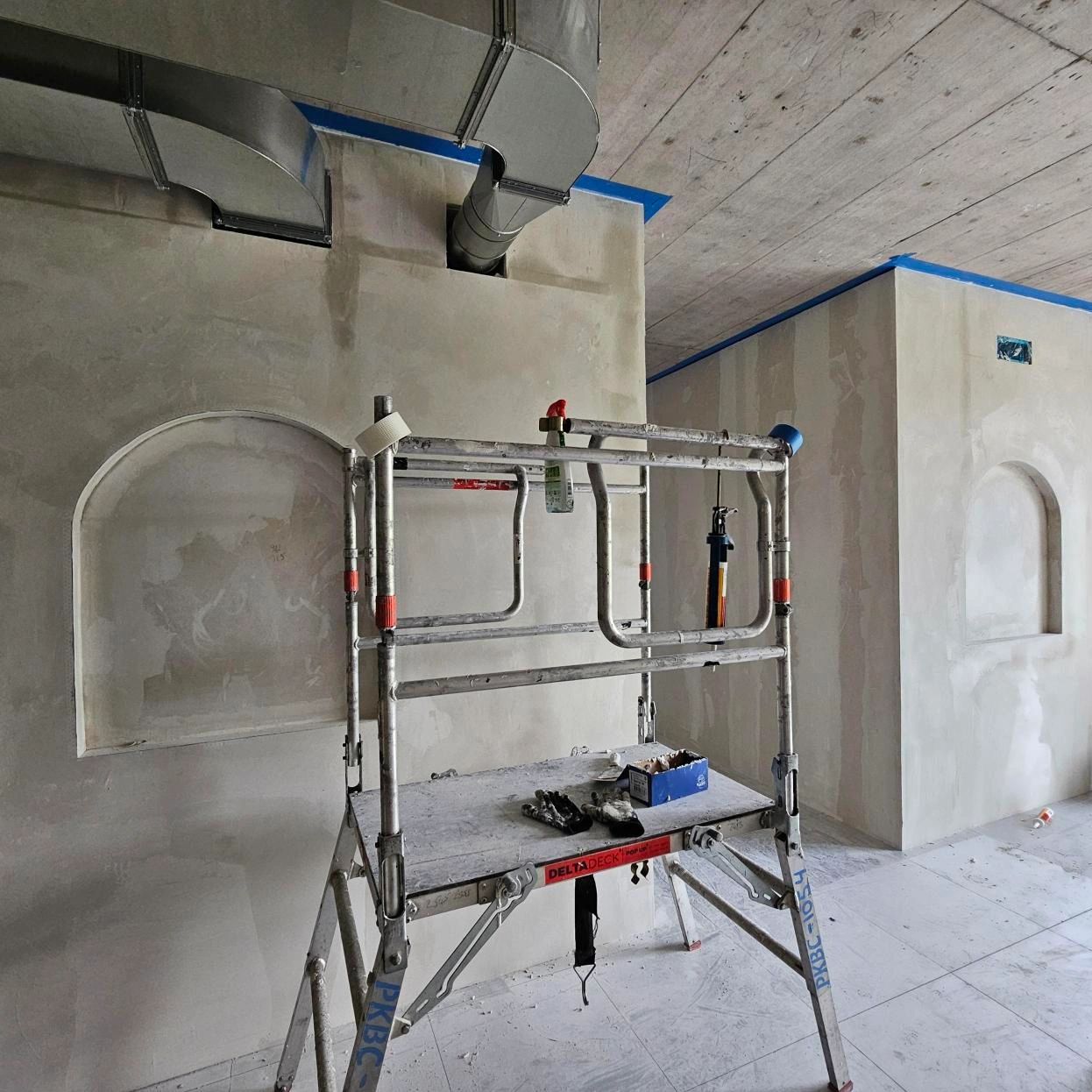 Biohacking Studio full Internal fitout, Drylining, Joinery, painting, flooring works by PKBC