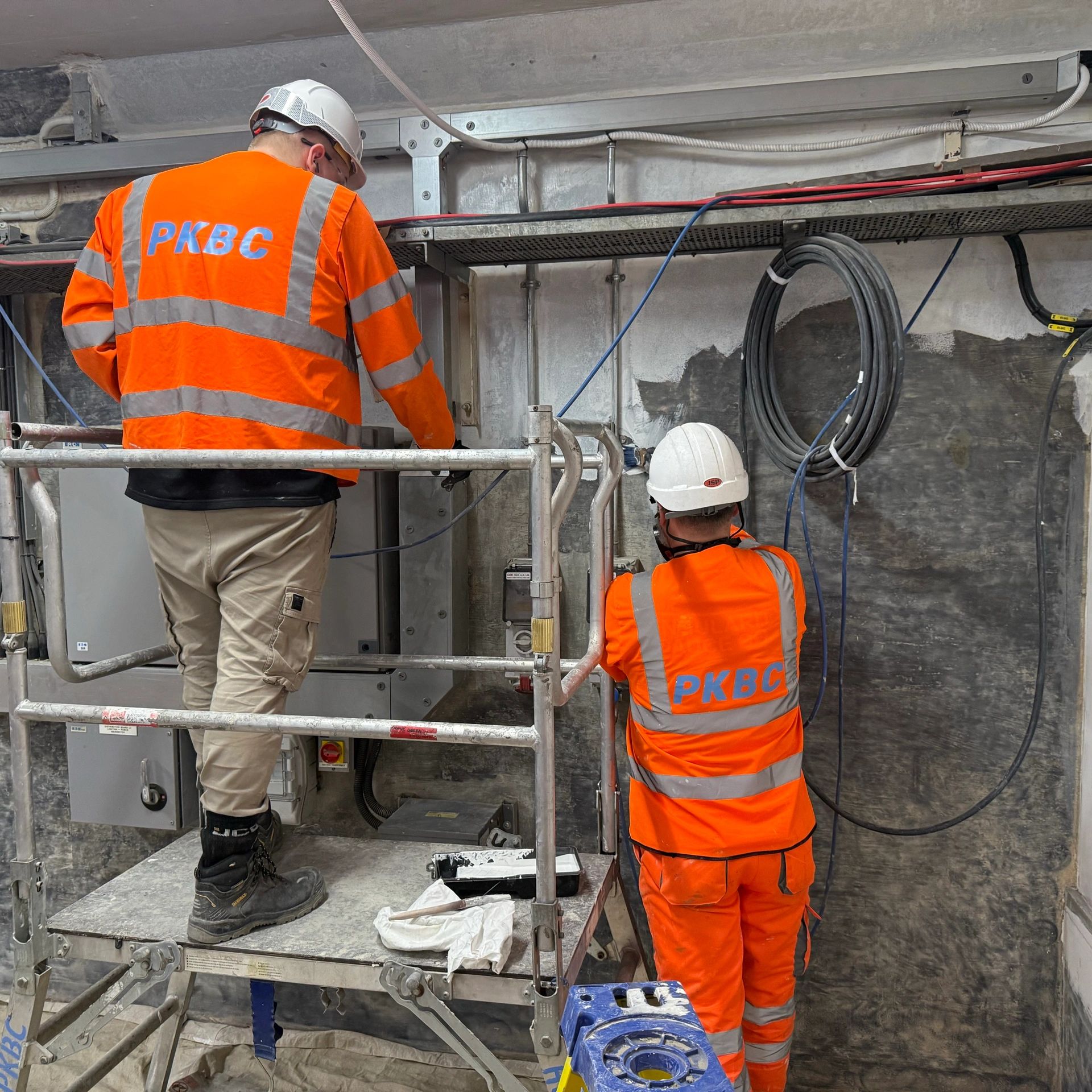 Lochay Substation Internal fitout, renovation and refurbishment, Joinery and Painting works by PKBC