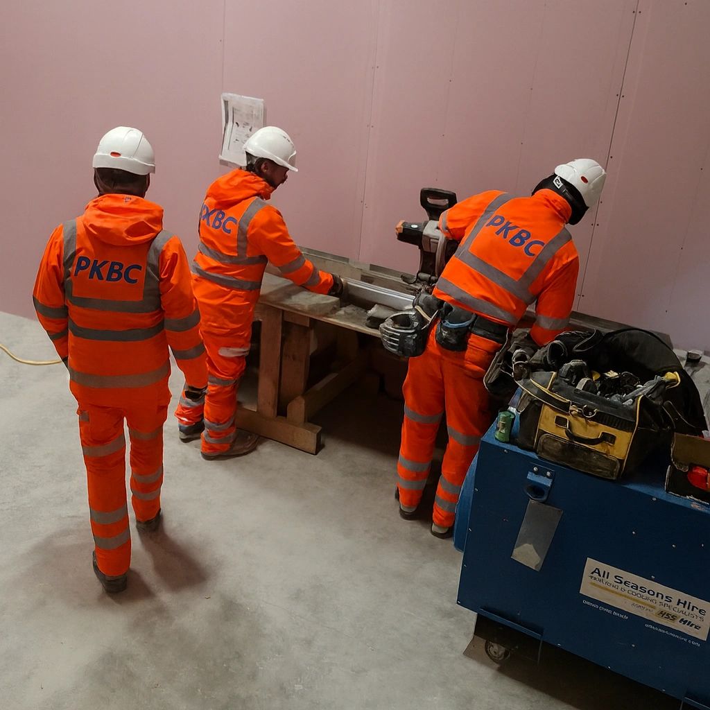 Shetland Substation Internal FitOut, Drylining Joinery works by PKBC