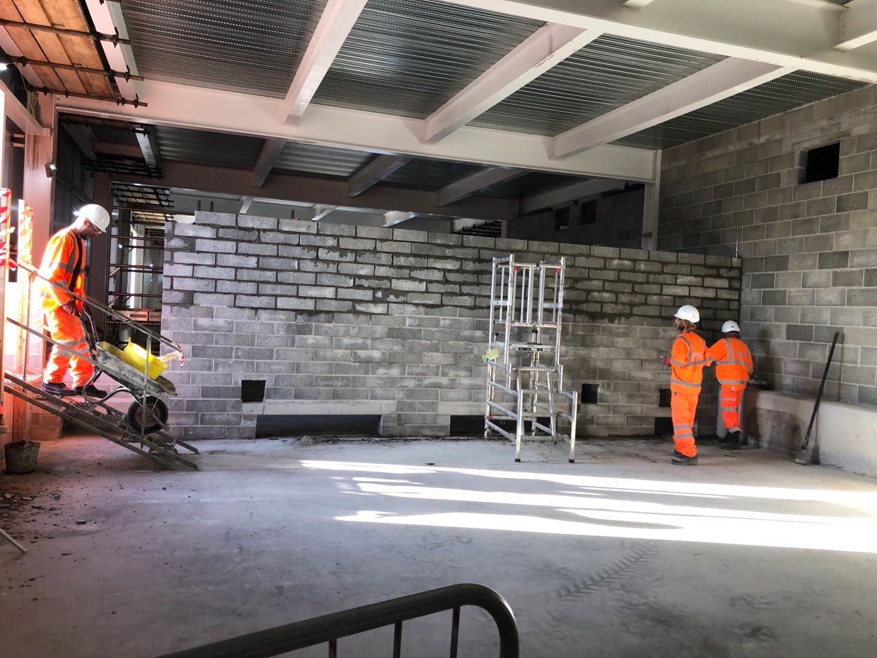 Beauly Substation Internal FitOut, Blockwork, Drylining, Joinery, Painting works by PKBC