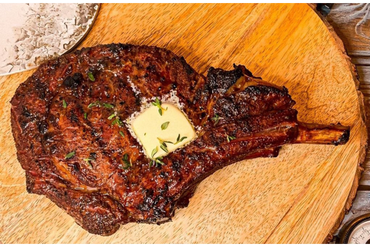 Claybrook Farms Cowboy Cut Bone-In Ribeye 21-days dry aged black Angus Beef