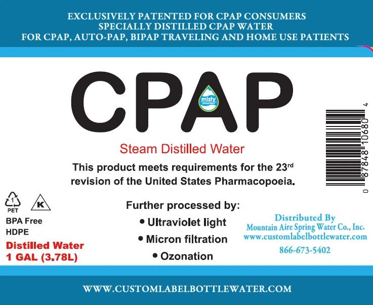 Steam Distilled Water For Obstructive Sleep Apnea (OSA) Pharmacy and DME Providers.