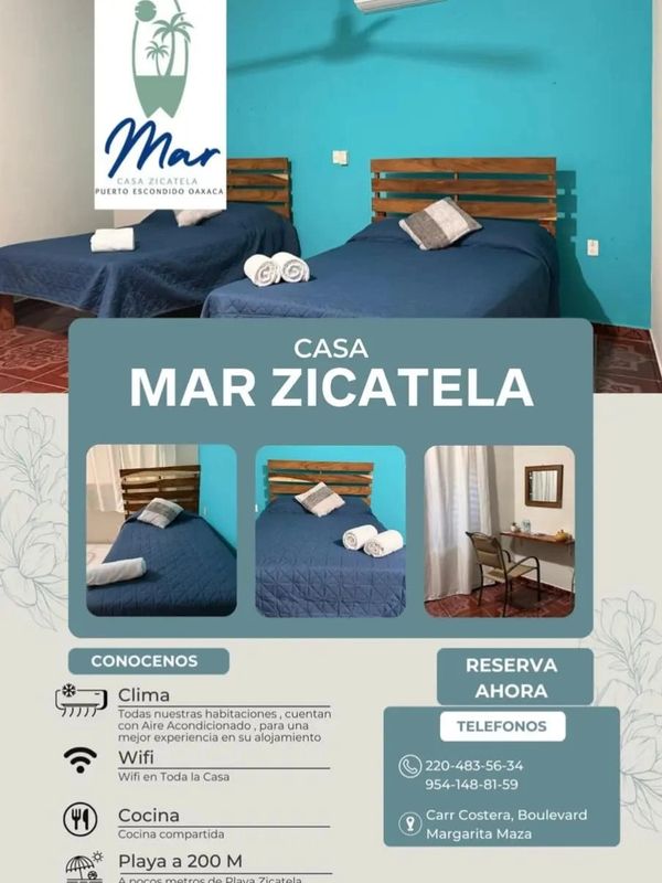 Casas-en-Renta-Casa-Mar-Zicatela-Puerto-Escondido-Oaxaqueño-Inmobiliario