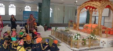 Group of Little Champs Spiritual connect with God in Gurudwara Sahib Ji.