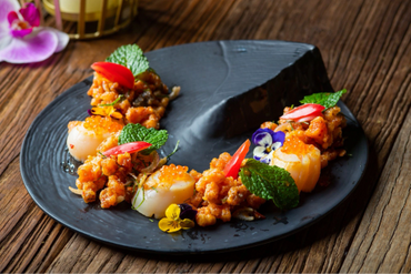 fresh ingredients meet bold flavours in a stunning setting