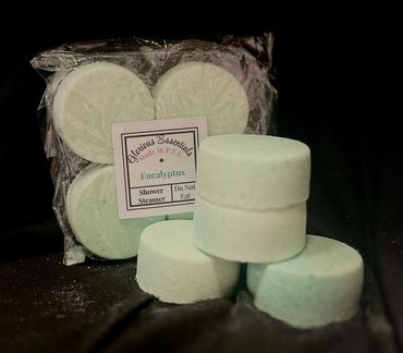 Eucalyptus-scented shower steamers from Glorious Essentials in P.E.I.