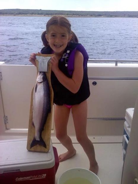 Family catching fish is memory making