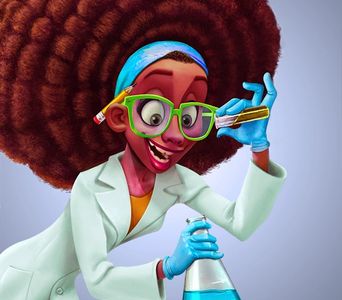 "The Scientist" by artist MERVIN