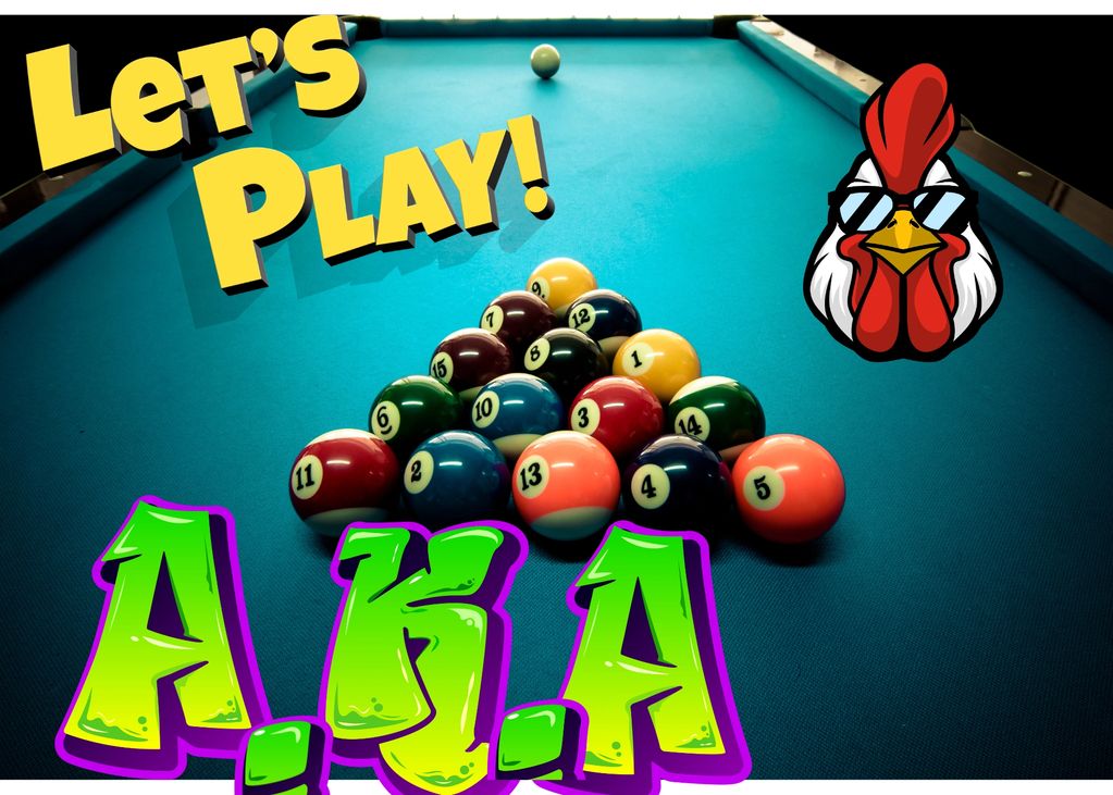 Picture of billiards Table Challenging you to a game.