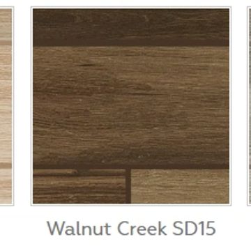 6x36 wood look tile.
Indoor floor and wall application.  
4 different colors available.  