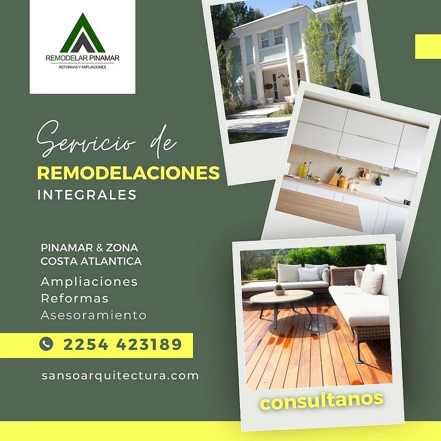 REMODELAR PINAMAR | SANSÓ ARQUITECTURA | REFORMAS INTEGRALES