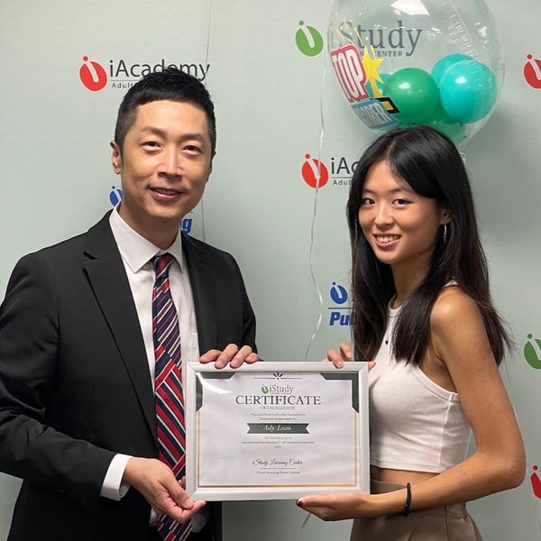 "iStudy provides past paper set and moral support from tutors!"