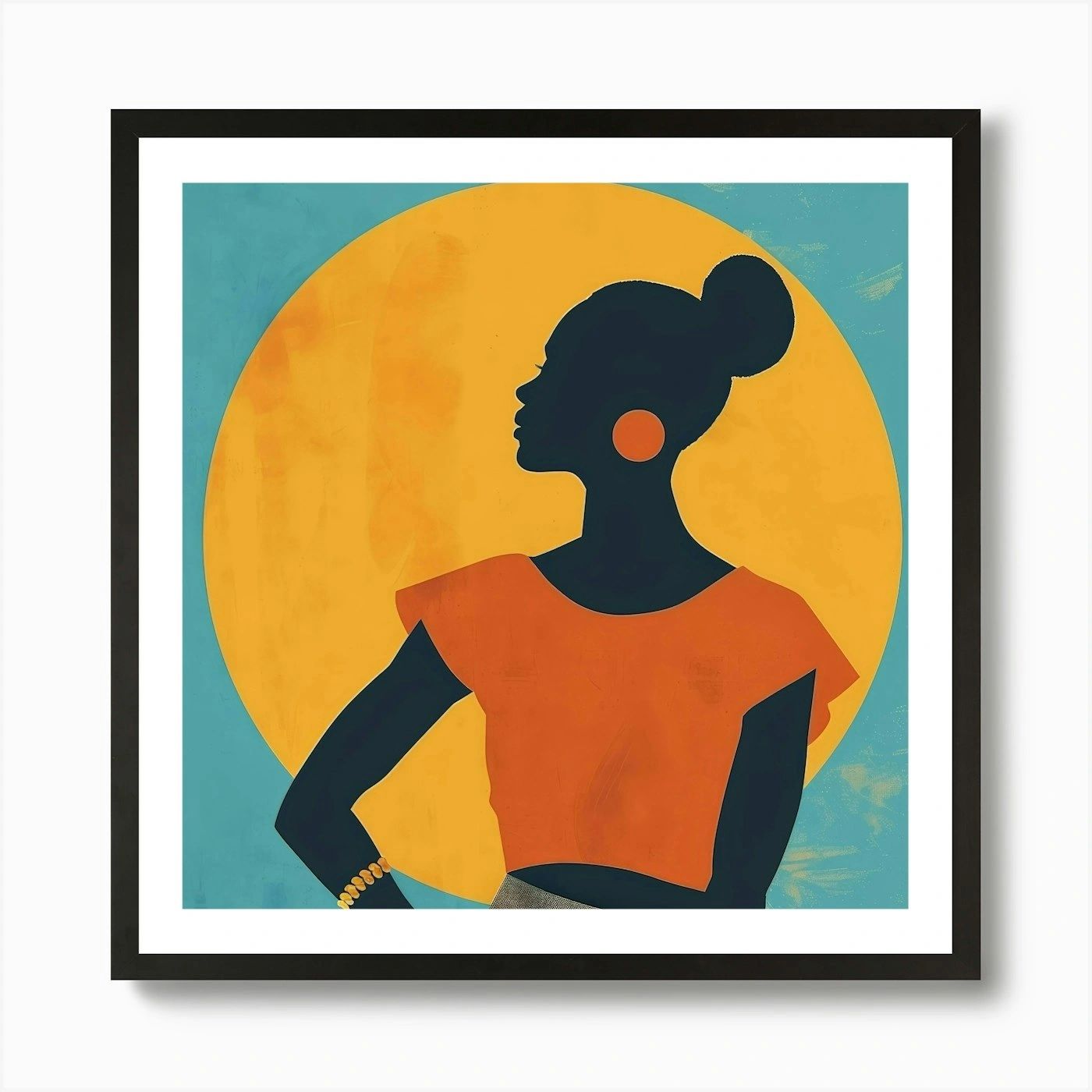 African American original acrylic portrait art paintings for sale by artist Kenneth Joslin.