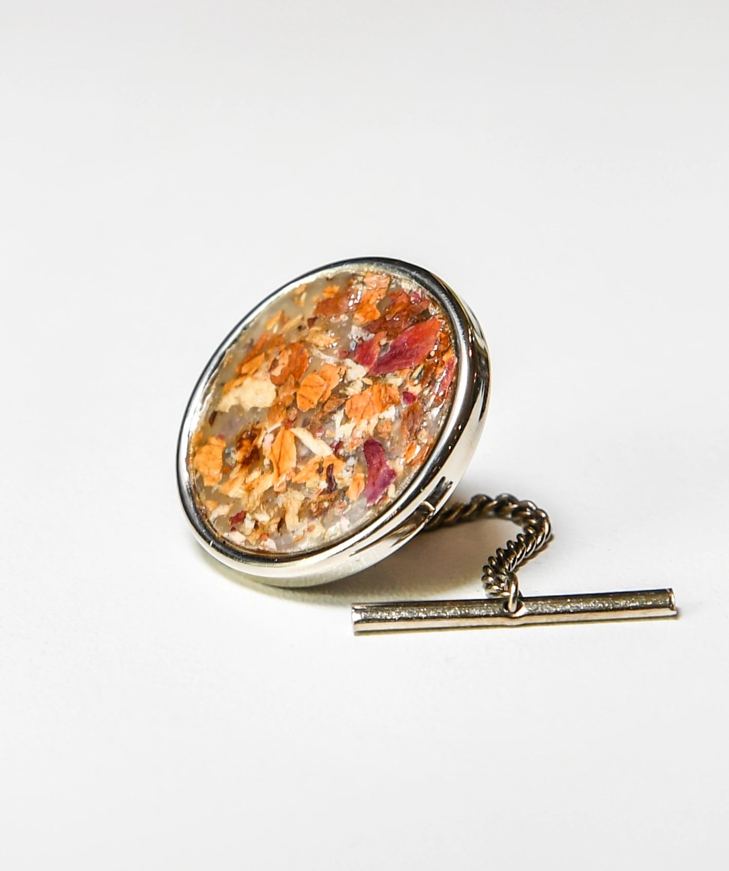 Memorial Flower Tie Tack Jewelry