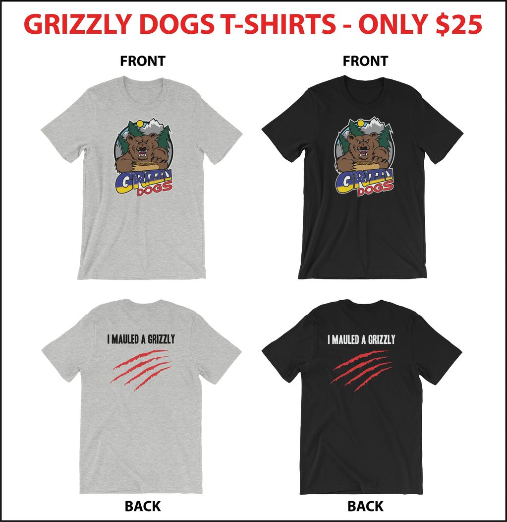 grizzly dogs t-shirts