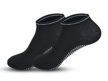 These Pilates Socks have been designed with a non-slip sole. To help with balance, control and gripp
