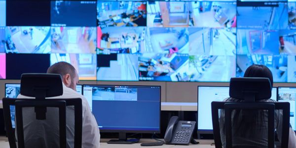 Remote video guarding, off site monitoring, live monitoring, real time monitoring