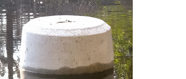 For flood protection, the Well Dome must be sealed to a poured base.