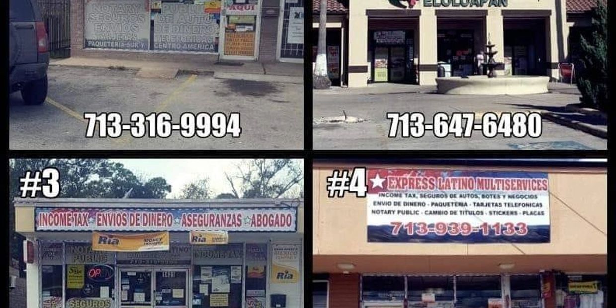 insurance seguros casa negocio renta comerciales bond notary public notario income tax motos sticker