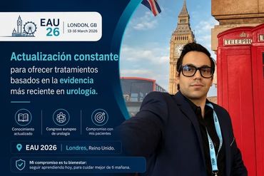 Foto de asistencia al congreso europeo de urología en Londres